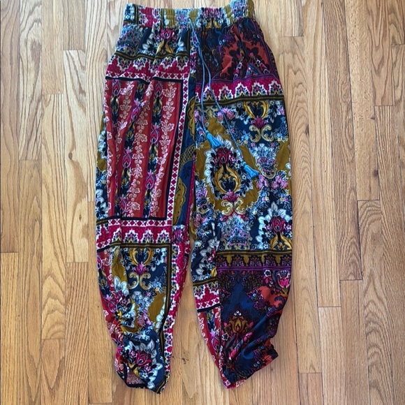 Maeve sz S velvet Patchwork Pants great pre owned condition - Picture 6 of 9